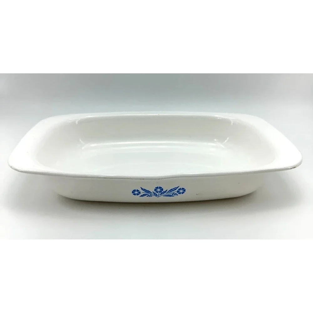 Corning Ware Blue Cornflower P-21 Vintage Oven Roaster